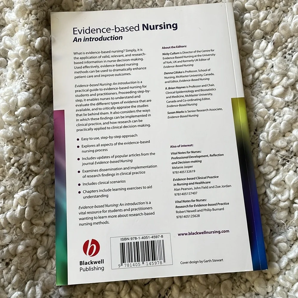 Evidence-based Nursing: An Introduction - Picture 2 of 2